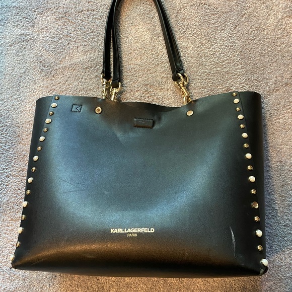 Karl Lagerfeld Bags Karl Lagerfeld Pearl Shoppers Tote Bag Poshmark